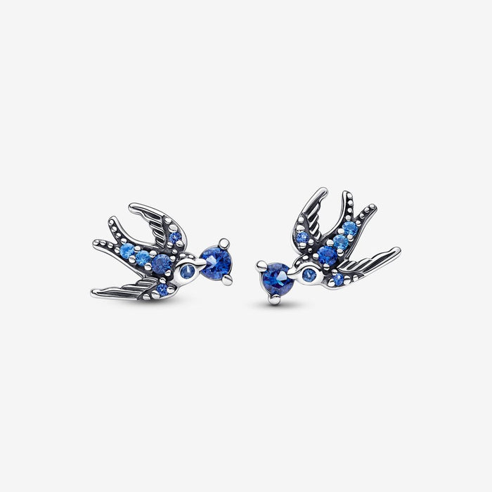 FINAL SALE - Pandora Swallow Bird Stud Earrings