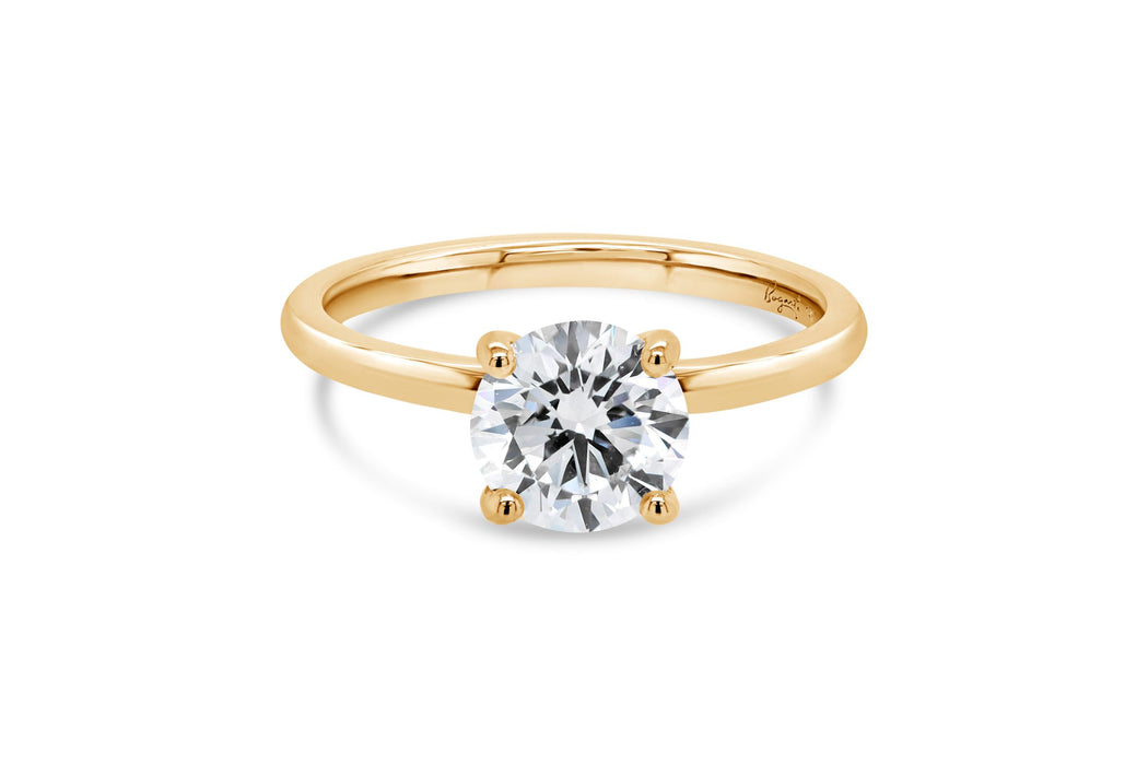1.63CT Lab Grown Round Solitaire Engagement Ring