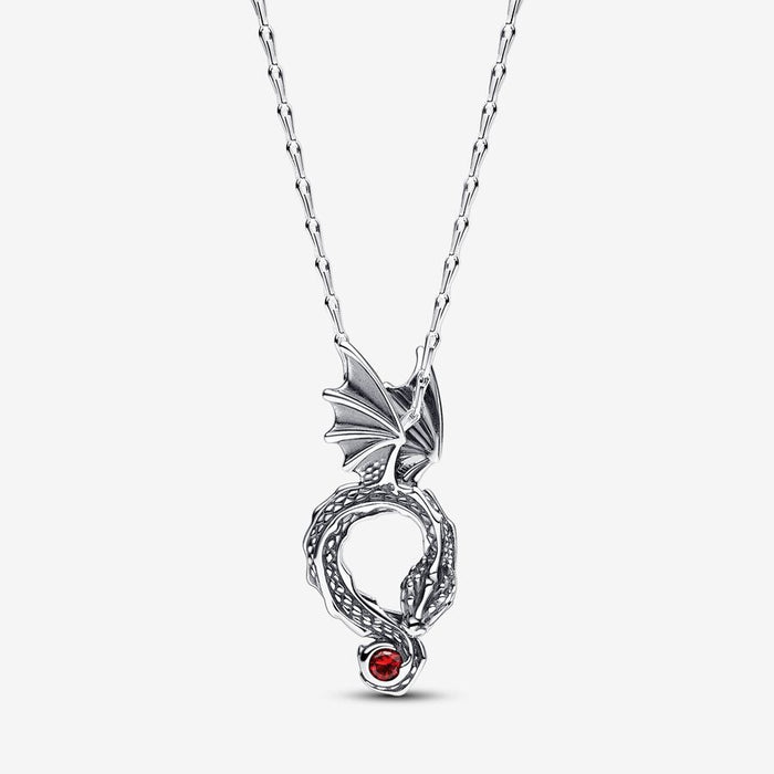 FINAL SALE - Pandora Game of Thrones Dragon Pendant Necklace