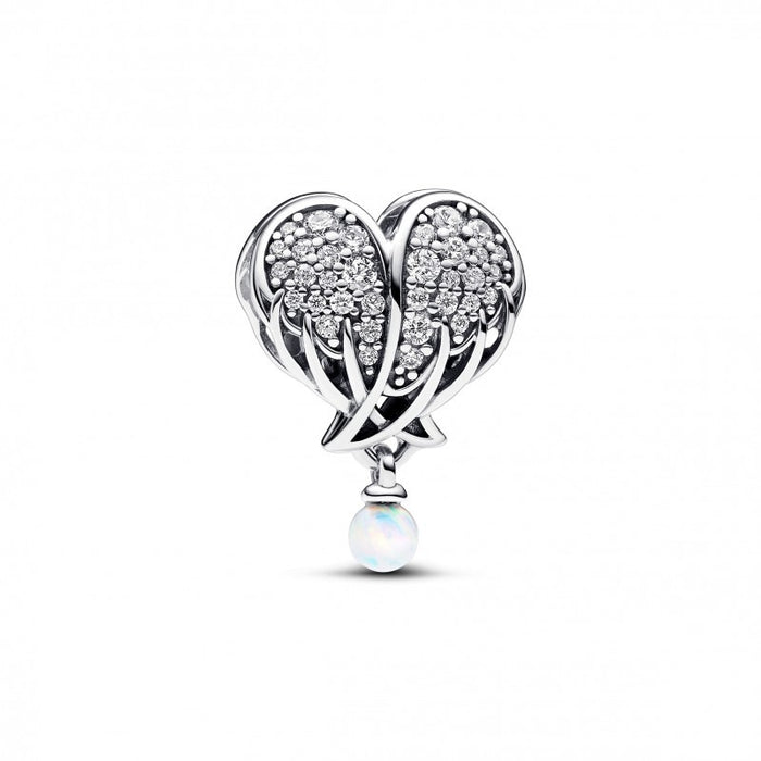 FINAL SALE - Pandora Angel Wings & Heart Charm