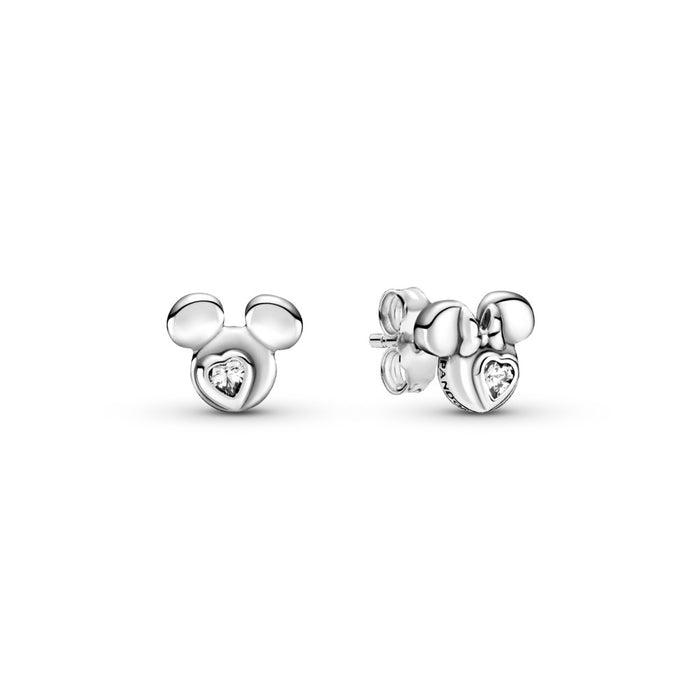 FINAL SALE - Pandora Mickey & Minnie Sterling Silver Stud Earrings
