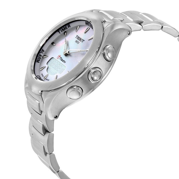 Tissot Touch Solar Lady Mother of Pearl Dial Ladies Watch T0752201110101