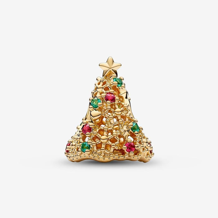 FINAL SALE - Pandora Glitter Christmas Tree Charm