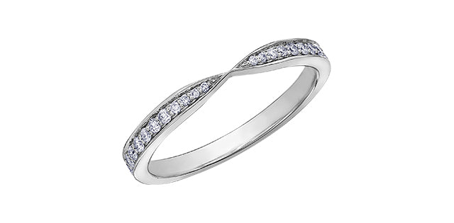 .20CT Reverse Tapered Wedding Band