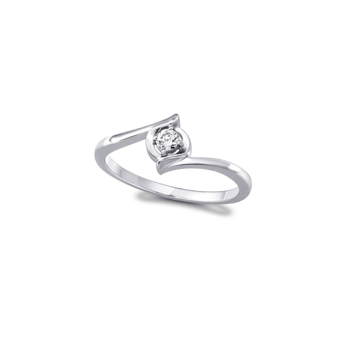 .04CT Diamond Promise Ring