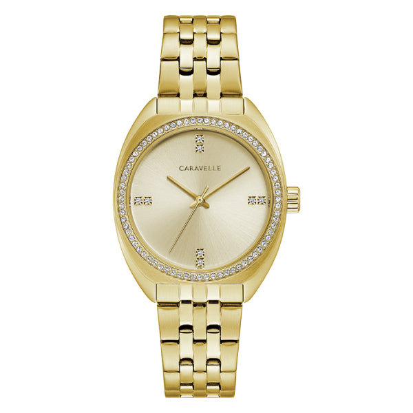 Caravelle Women's Watch: Gold Tone