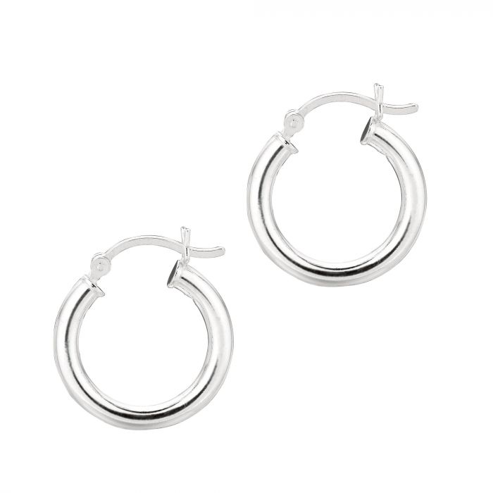 Sterling Silver Classic Hoops