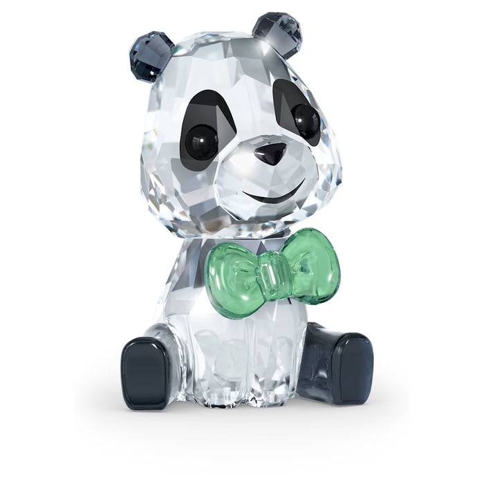 Swarovski Cute Panda With Bow Tie Crystal Figurine