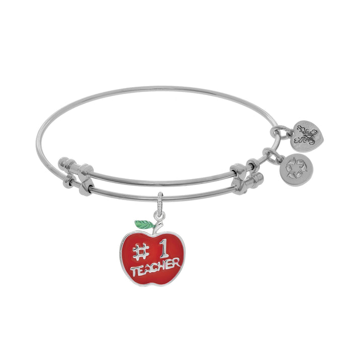 Angelica Brass Charm Bracelet: #1 Teacher