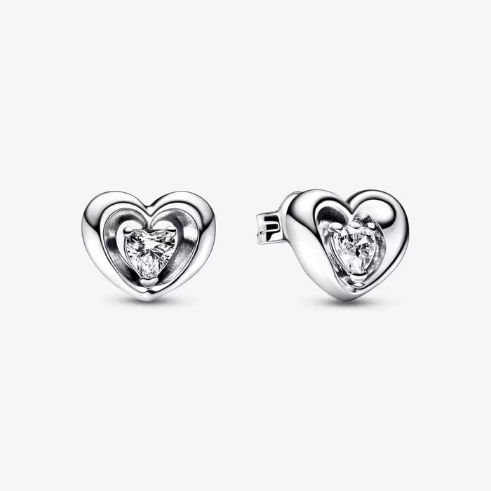 FINAL SALE - Pandora Radiant Heart Sterling Silver Earrings
