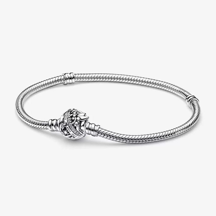 FINAL SALE - Pandora Disney Tinker Bell Sterling Silver Clasp Bracelet