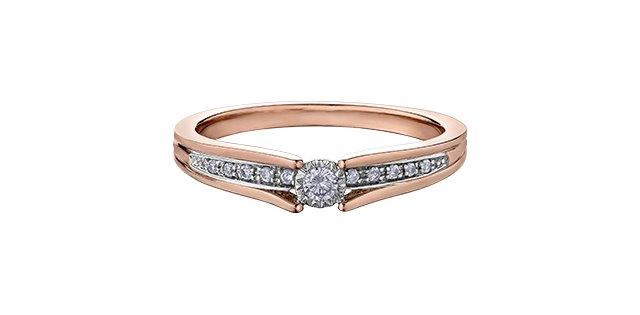 .10CT Diamond Ring: Rose