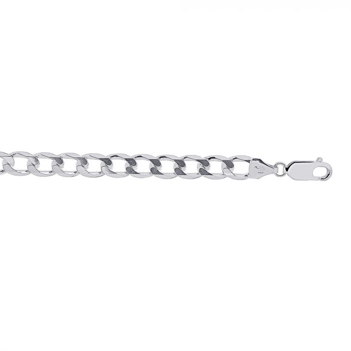 5.5mm Sterling Silver Curb Chain Bracelet