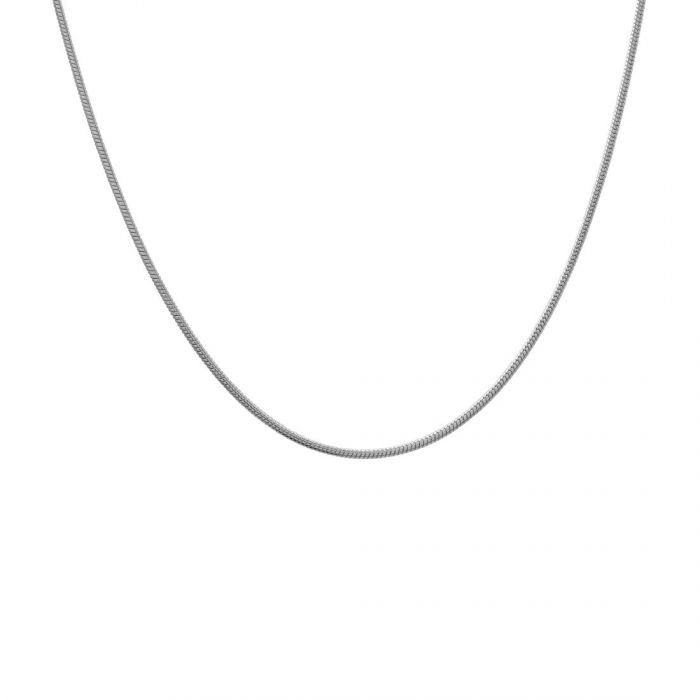 1.2mm Sterling Silver Octagon Snake Chain
