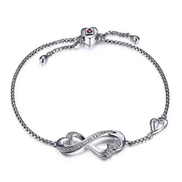 Elle Sterling Silver Amour Bracelet