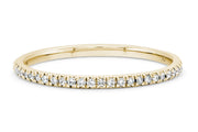 10KT Yellow Gold Diamond Anniversary Band