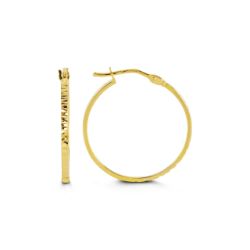 10KT Yellow Gold Hoop Earrings