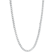 Italgem 5.5MM Stainless Steel Men's Diamond Cut Curb Chain