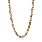 Steelx Stainless Steel 10MM Men's Yellow Curb Chain