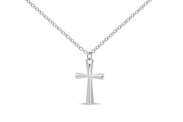 Casablanca Sterling Silver Cross Necklace