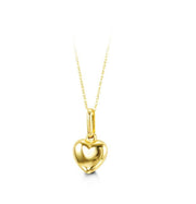 Yellow Gold Children's Heart Necklace