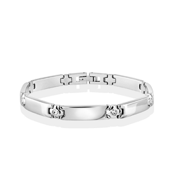 Italgem Stainless Steel CZ Bracelet