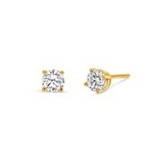 .25CT Bogart's 14KT Yellow Gold Mined Diamond Screw Back Stud Earrings