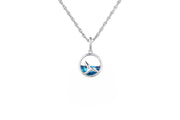 Casablanca Sterling Silver Whale Tail Necklace