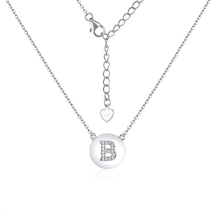 Sterling Silver Initial Necklace (Choose Your Letter)