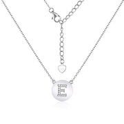 Casablanca Sterling Silver Initial Necklace (Choose Your Letter)