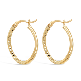 10kt Yellow Gold Hoop Earrings