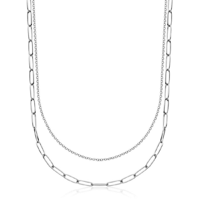Steelx Layered Link Necklace