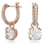 Swarovski Constella Earrings: Rose Gold Tone