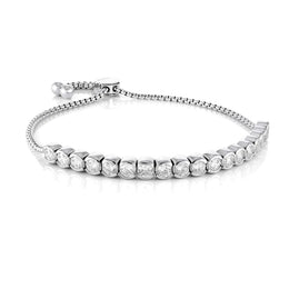 Italgem Stainless Steel 4mm Bolo Tennis Bracelet