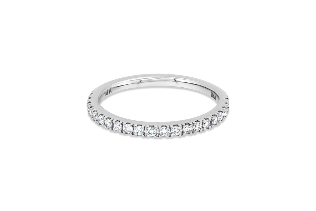 White Gold Natural Diamond Anniversary Band