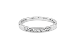 .07CTW White Gold Diamond Band