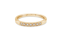 Yellow Gold & Diamond Band