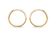 Yellow Gold Stovepipe Earrings