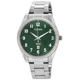Citizen Quartz Women's Watch: Green Dial