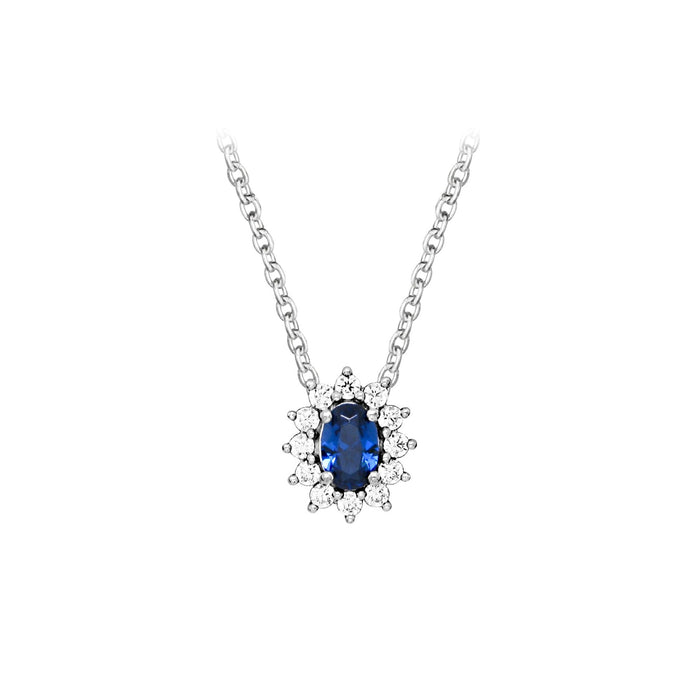 Casablanca Blue Star Sapphire Necklace