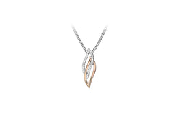 Casablanca Eternal Flame Sterling Silver Necklace