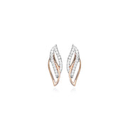 Casablanca Eternal Flame Sterling Silver Stud Earrings