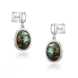 Casablanca Labradorite Sterling Silver Drop Earrings
