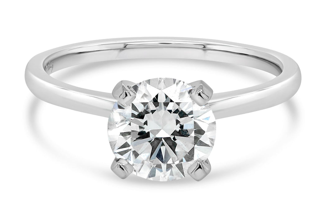 1.61CT Lab Grown Round Diamond Engagement Ring