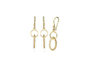 Casablanca 10K Yellow Gold Rope Drop Earrings