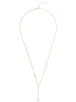 Casablanca 10K Yellow Gold Diamond Whisper Necklace