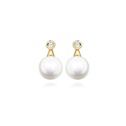 Casablanca Petite Pearl Drop Studs
