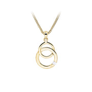 Casablanca 10K Yellow Gold Eternal Unity Diamond Necklace