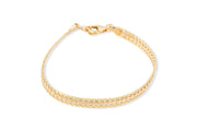 Yellow Gold Double Curb Chain