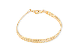 Yellow Gold Double Curb Chain